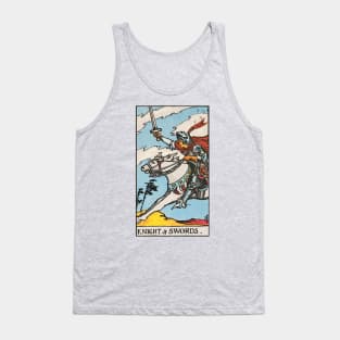 Knight of swords tarot card Tank Top